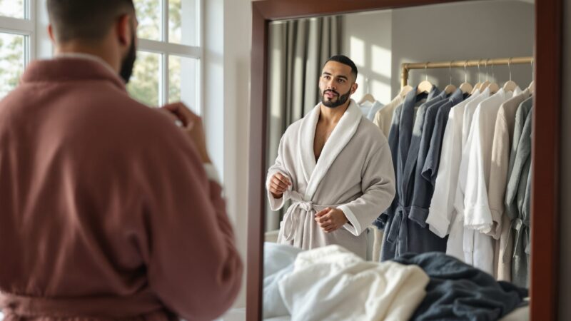 peignoir homme