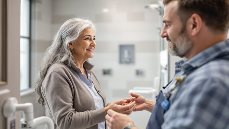 installation douche senior gratuite